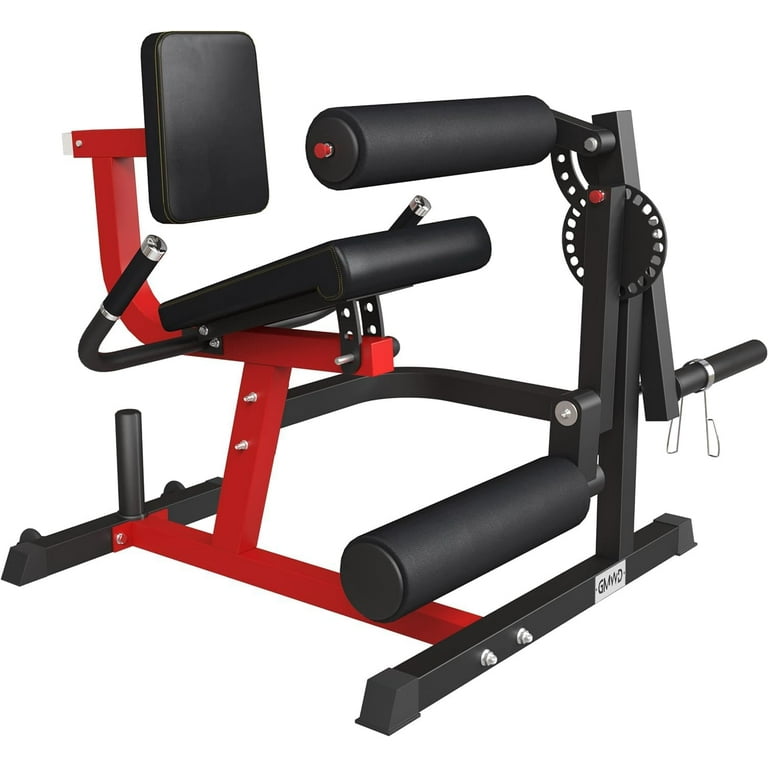 GMWD Leg Extension and Curl Machine Lower Body Special Leg Machine Adjustable Leg Exercise Bench with Plate Loaded Leg Rotary Extension for Thigh Home Gym Weight Machine Walmart