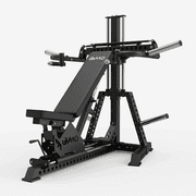GMWD V8 4-in-1 Chest and Shoulder Press Machine, Plate-Loaded Bench Press Machine with Converging Arms and 360  Adjustable Handles