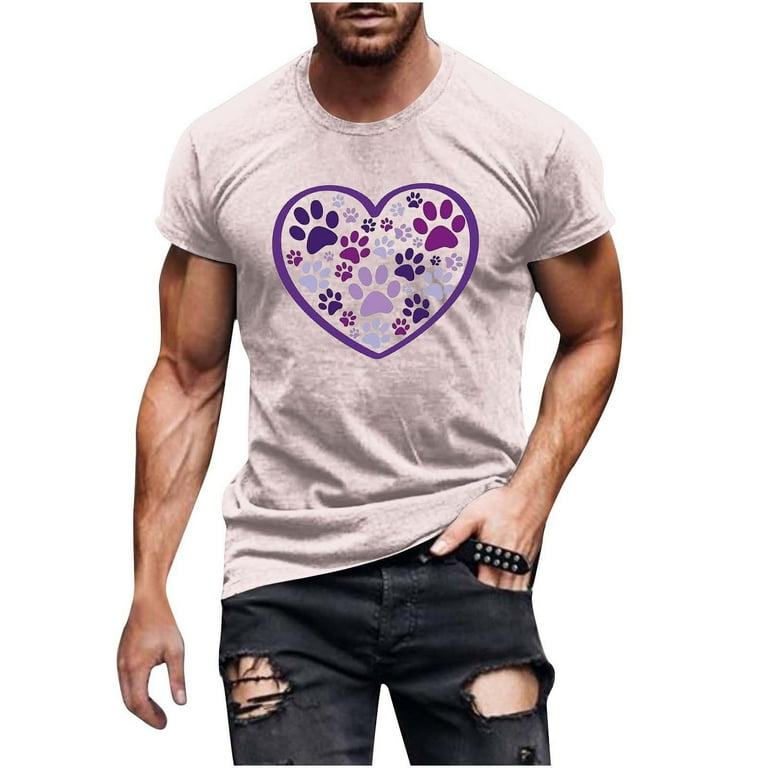 GMWM Big and Tall T Shirts for Men Crewneck Tops Black and Friday Man Long Sleeve Round Neck Color Match Printed Fashion Fallow T Shirt Tops GM 257 Walmart