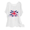 GMWM Independence Day T Shirt Women USA Flag Graphic Womens Tops Dressy
