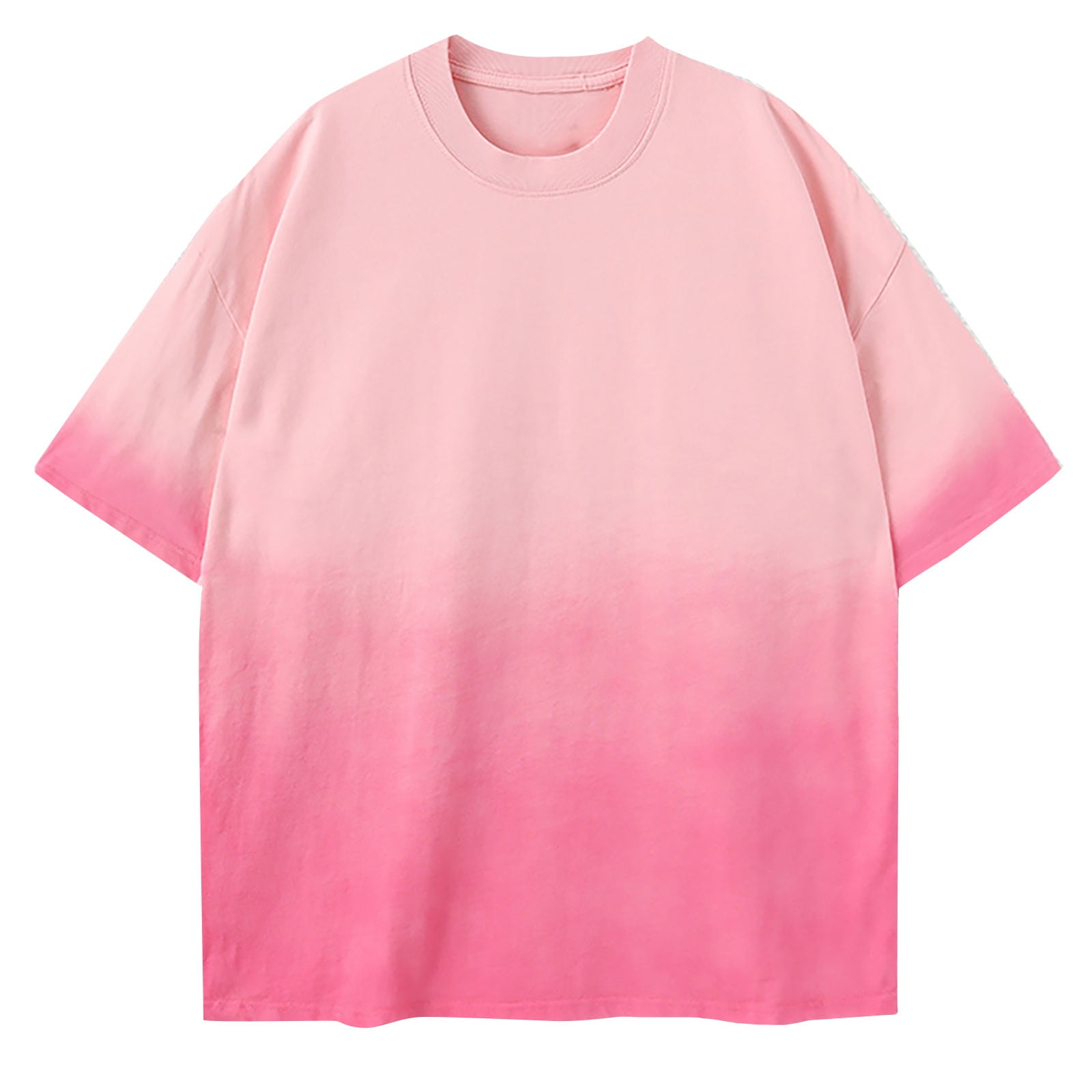 GMWM Men New Ice Silk Loose Gradient TShirts Big and Tall Discount