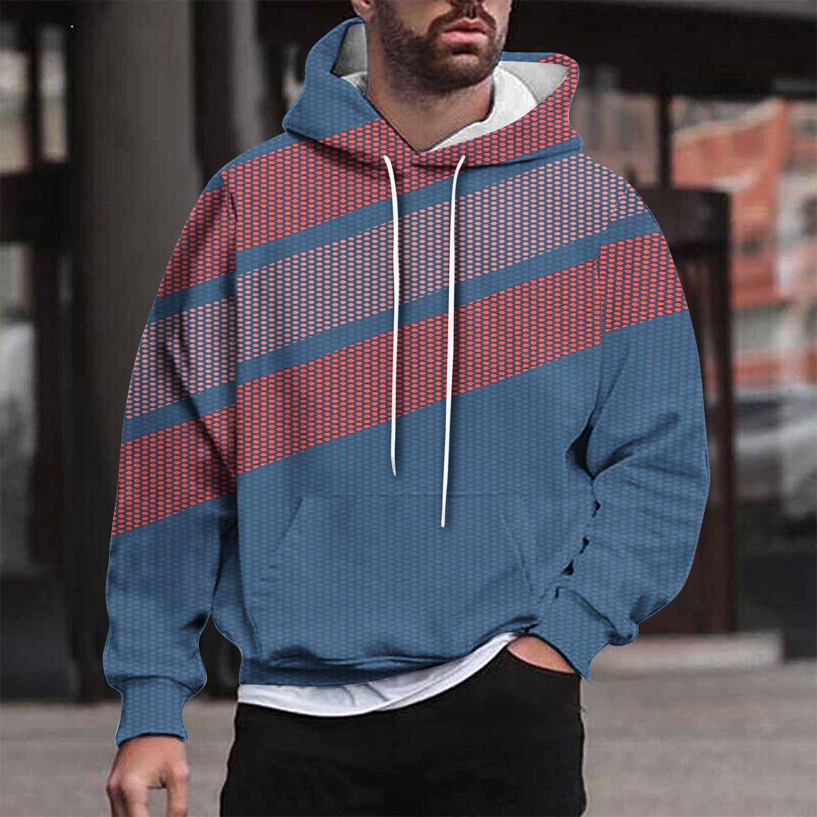 GMWM Mens Hoodies Novelty Long Sleeve Pullover Cyber and Monday Deals