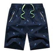 GMWM Swim Trunks for Men Summer Gym Shorts for Men Trendys Men's Beach Shorts Casual Printed Loose and Versatile Shorts L-5XL