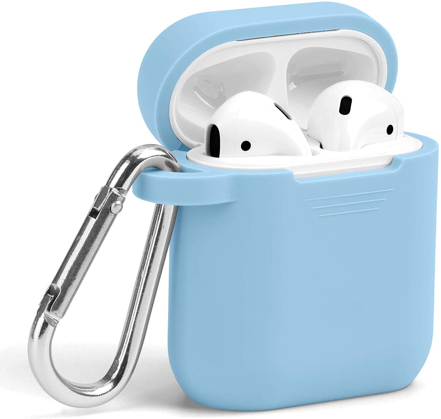 GMYLE AirPods Case, Silicone Protective Shockproof Earbuds Case 