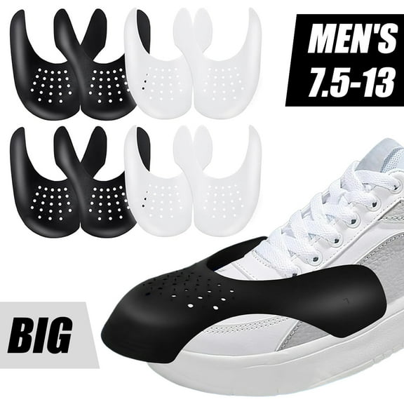 GMZW 4 Pairs Creases Protector for Shoe Sneakers:Prevent Sneaker Shoes Crease Protector for Men's 7.5-13 Women 5-8.5