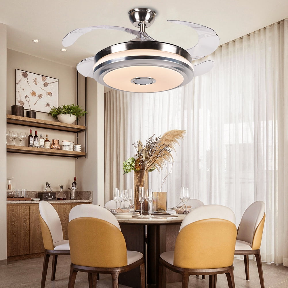 GMizon 42-inch simple modern ceiling fan light with remote control ...
