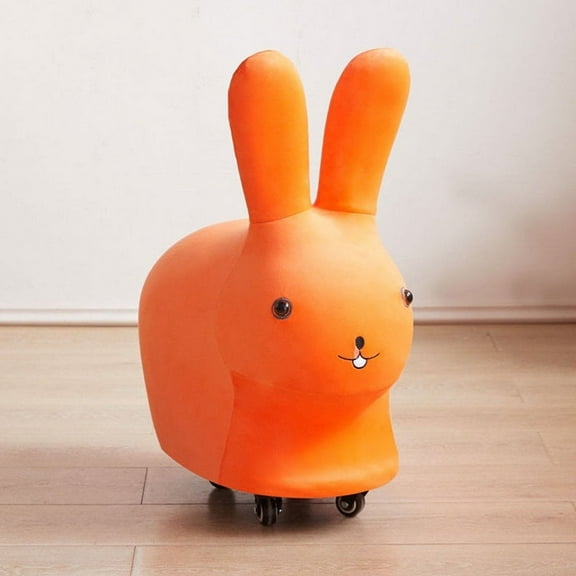 GMizon Adult Creative Modern Home Footstool Cute Rabbit (Orange)