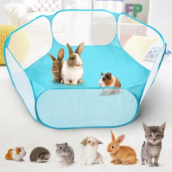 GMizon Small Animal Cage Tent Guinea Pig Rabbit Hamster Pet Fence Exercise Fence
