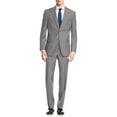 thumbnail image 1 of Mens Side Vent 2 Piece Light Gray Classic Fit Suit Giorgio, 1 of 5