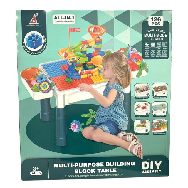 GN Universe Multi Purpose Building Block Table For Kids DIY Assembly