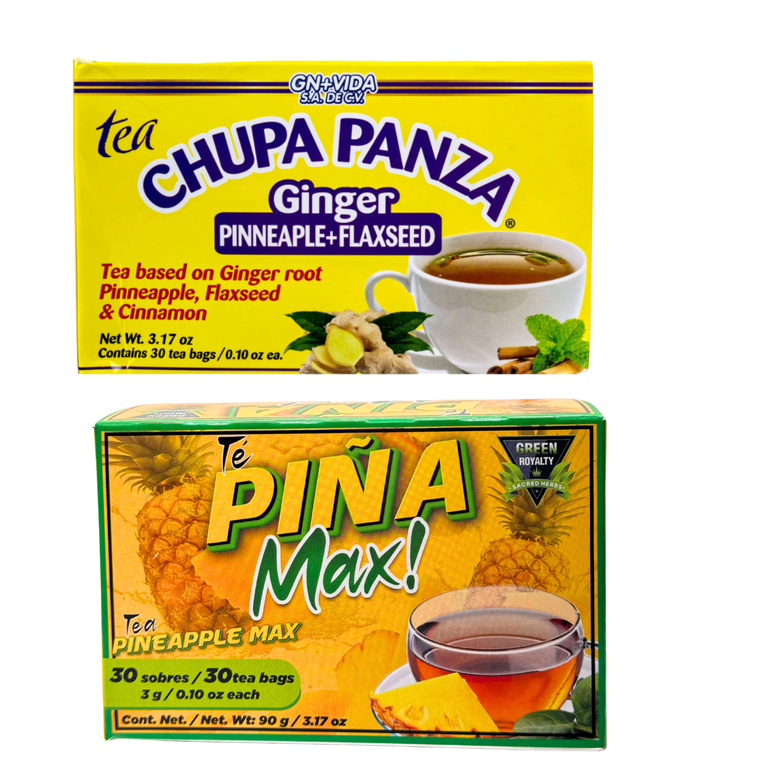 GN+Vida Chupa Panza, Tea Based Ginger Root, Pineapple, Flaxseed