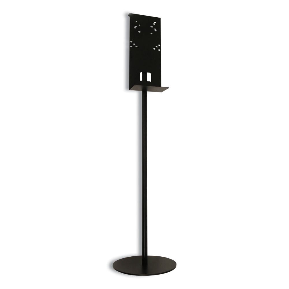 Hand Sanitizer Stand 12" dia x 48" h Black 102468401BA