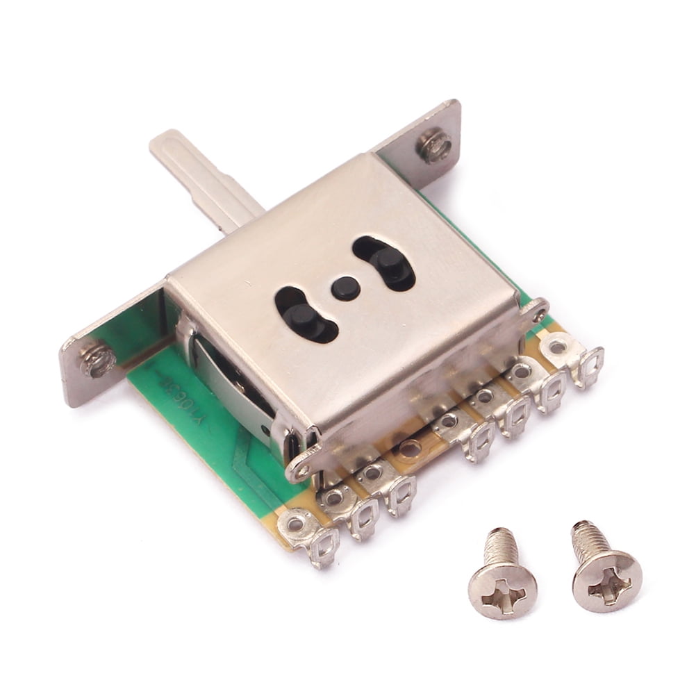 GN202B Aluminum Alloy 5 Way Pickup Selector with Golden Tip for