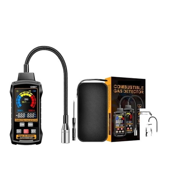 GN807 Combustible Gas Detector of Detection Various Flammable Gases Sound And Light Alarm 50~10000PPM Methane Detection