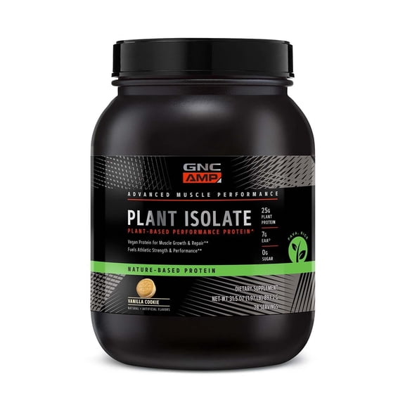 GNC AMP Plant Isolate Protein - Vanilla Cookie (28 Servings)