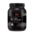 thumbnail image 1 of GNC AMP Sustained Protein Blend - Vanilla Milkshake, 28 Servings, High-Quality, 1 of 2