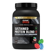 GNC AMP Sustained Protein Blend, Fruity Crisps, 30 Oz, 26 Servings
