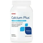 GNC Calcium Plus Magnesium & Vitamin D-3 1000mg, Essential for Building Strong Bones, 180 Count
