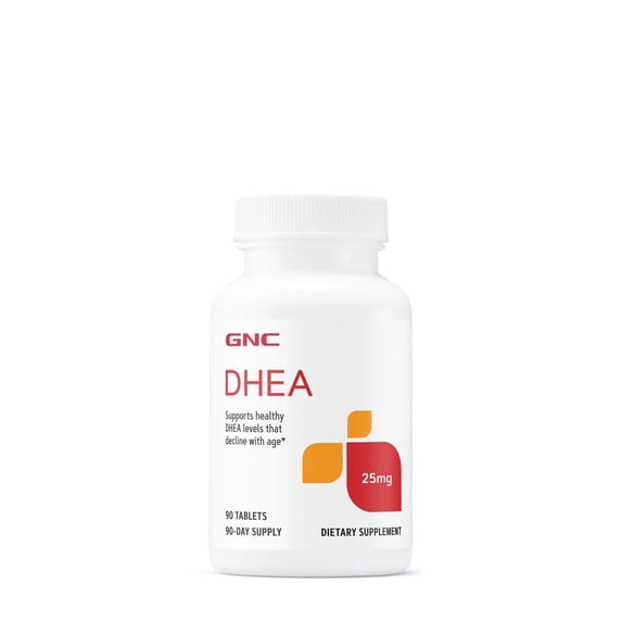 GNC DHEA 25mg | Supports Healthy DHEA Levels | 90 Count