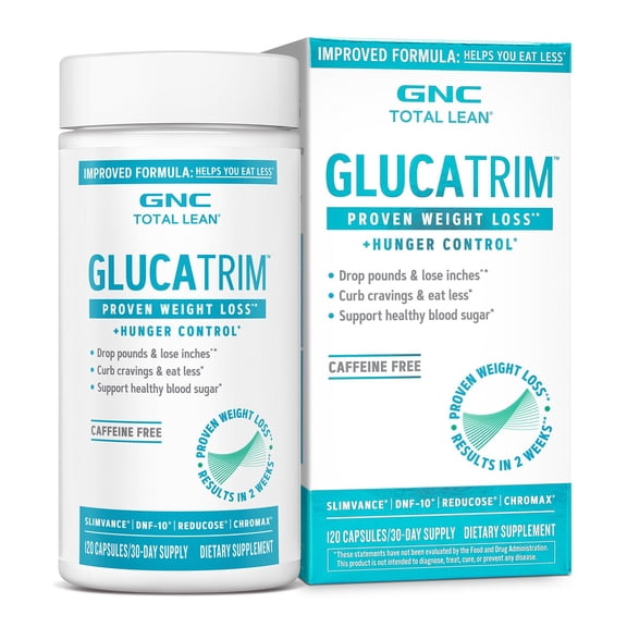 GNC GlucaTrim 2.0 - 120 Capsules (60 Servings)