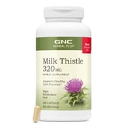 GNC Herbal Plus Milk Thistle, Extra Strength, 300 Caplets