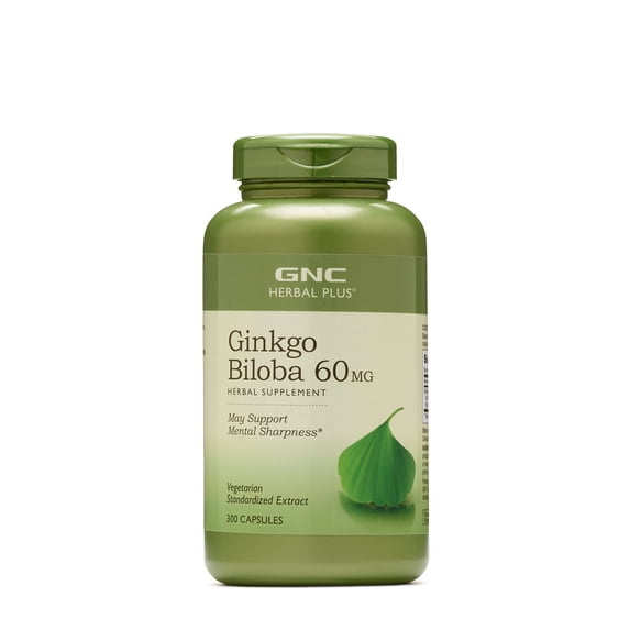 GNC Herbal Plus Ginkgo Biloba 60 MG