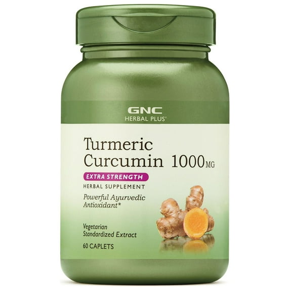 GNC Herbal Plus Turmeric Curcumin 1000mg Extra Strength