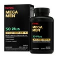 thumbnail image 1 of GNC Mega Men 50 Plus Clinically Proven Multivitamin Caplets, For Heart & Prostate Health, With B Vitamins, Saw Palmetto, Memory, Vitamin D-3, 120 Count, 1 of 8