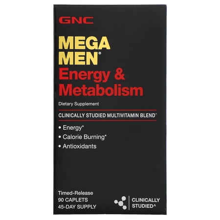 GNC Mega Men Energy Metabolism 90 Caplets