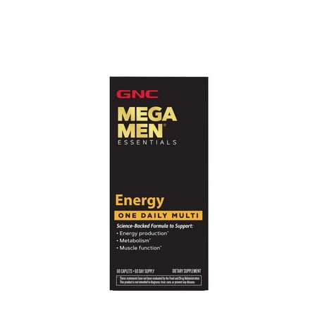 GNC Mega Men Sport One Daily Multivitamin, 60 Tablets, Multivitamin and Multimineral Support for Active Men