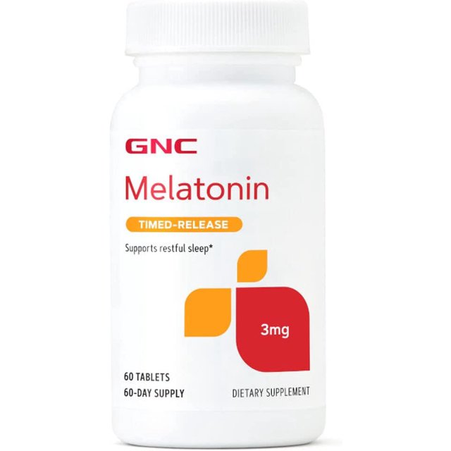 GNC Melatonin 3 mg 60 Tablets (60 Servings)