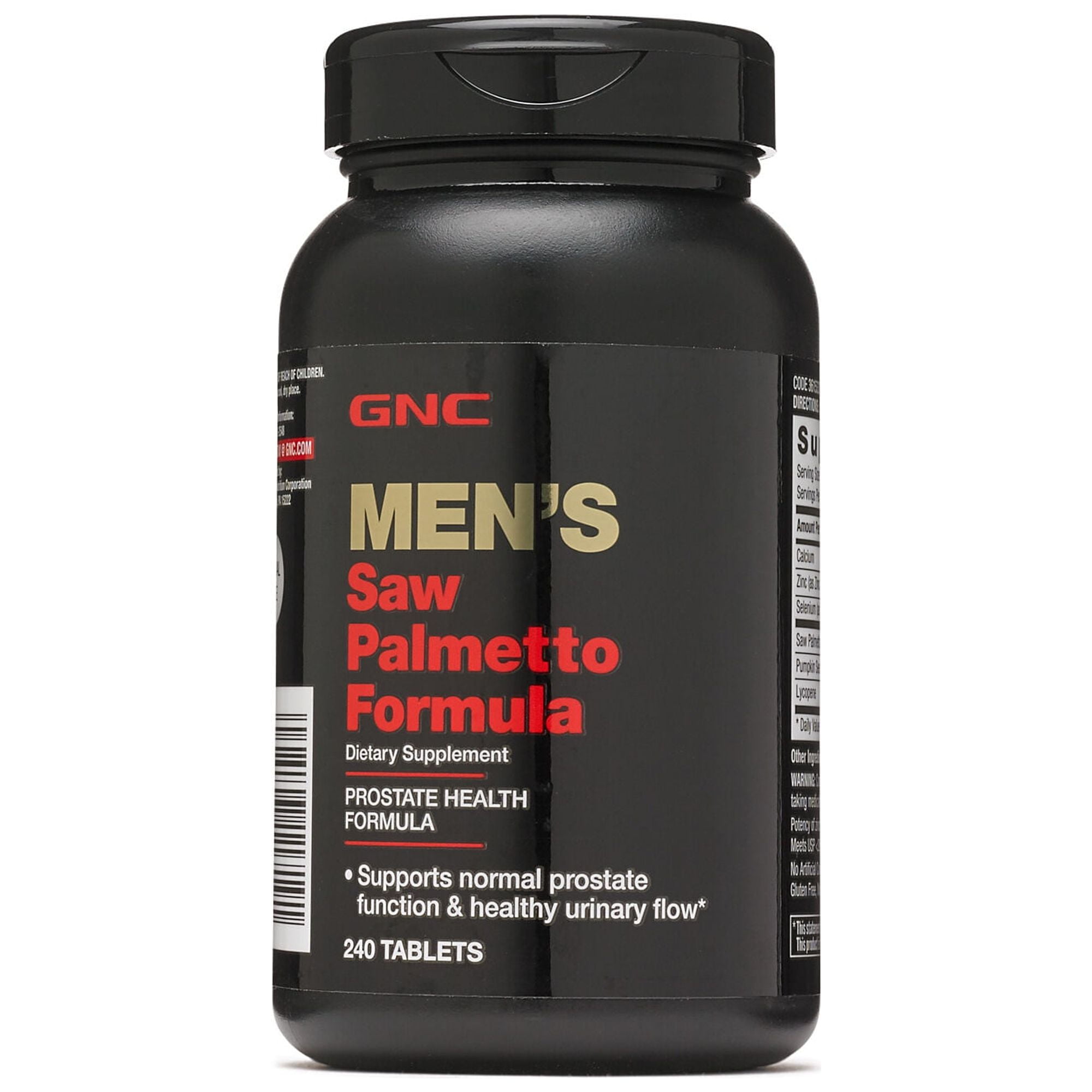 GNC Men's Health Formula, Saw Palmetto, 240 Tablets, Supports Normal