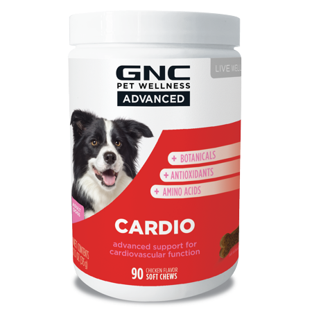 GNC Pets Advanced Pet Supplements Dog Cardio Soft Chews 90-Ct
