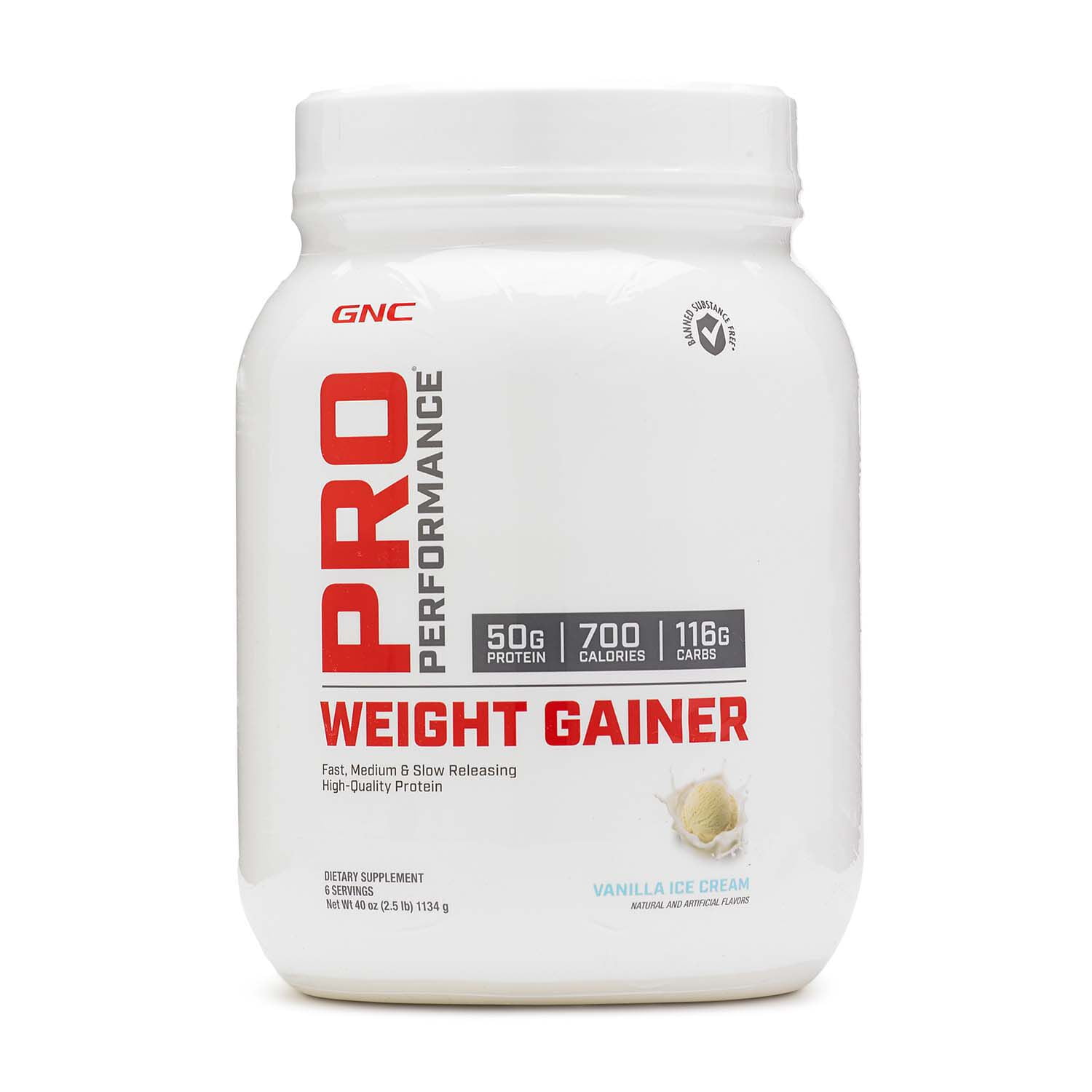 Pro Performance Bulk 1340 Weight Gainer Powder - Vanilla Ice Cream