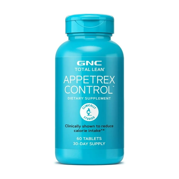 GNC Total Lean Appetrex Control | Clinically Shown to Reduce Calorie Intake | 60 Tablets