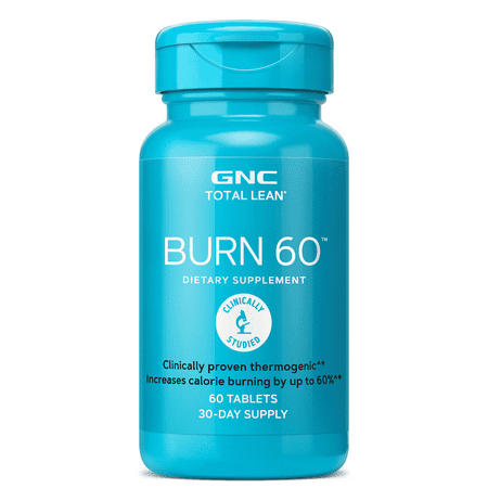 GNC Total Lean® Burn 60™ Thermogenic, 60 Tablets