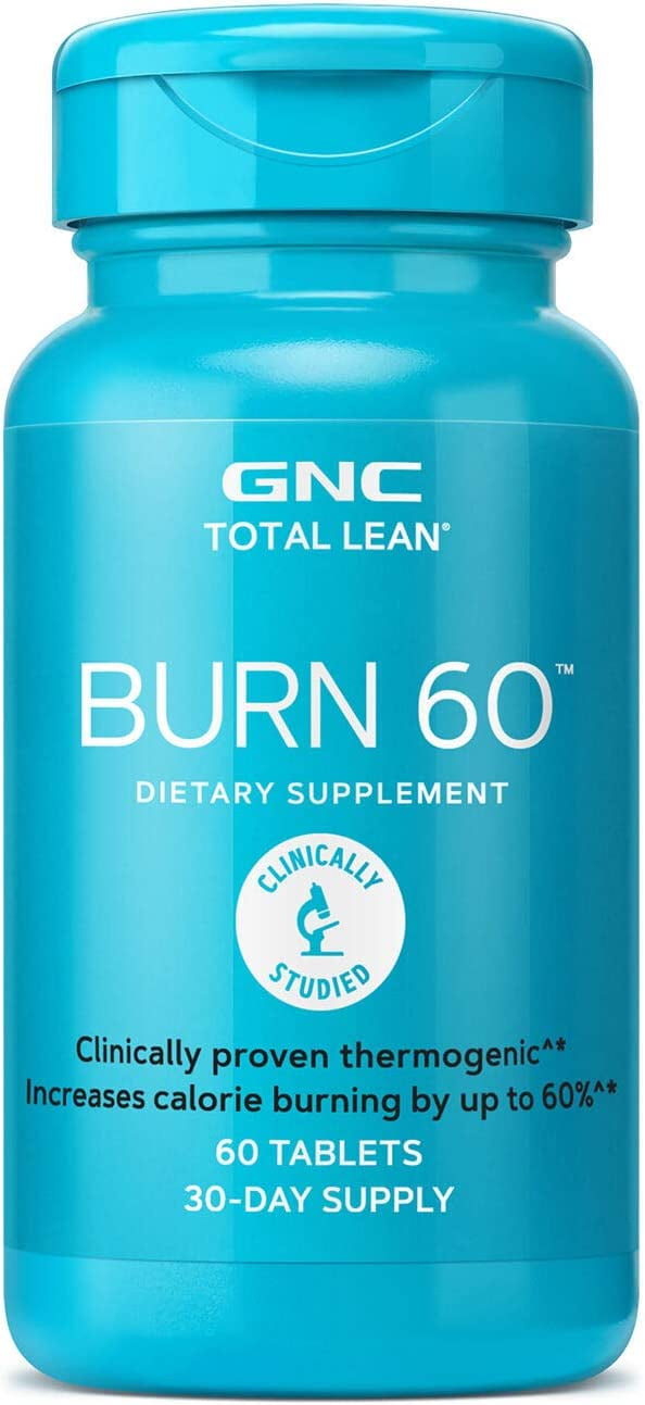 GNC Total Lean Burn 60 Fitness Supplement Pills Boost Metabolism