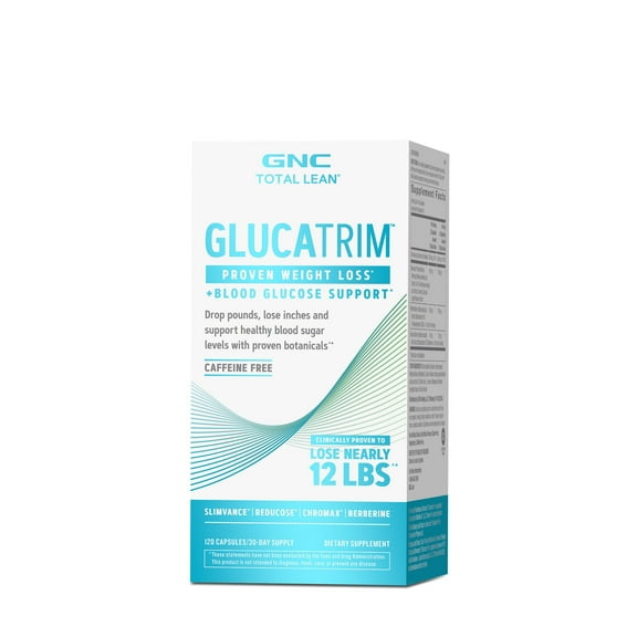 GNC Total Lean GlucaTrim - 120 Capsules | 60 Servings