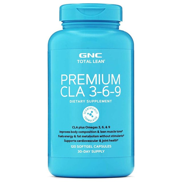 GNC Total Lean Premium CLA 369 Improves Body Composition & Muscle