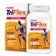 GNC TriFlex Joint Support Fast-Acting, for Long-Term Care and Comfort, Clinical Strength, 120 Caplets