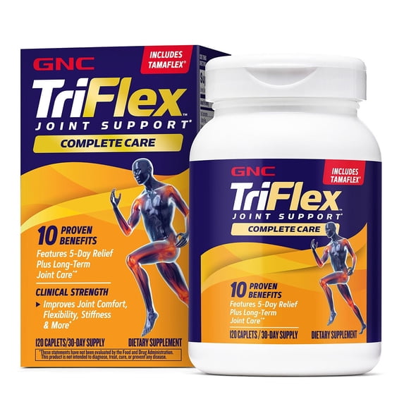 GNC Triflex Complete Care, 120 Caplets (Pack of 1)