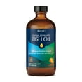 thumbnail image 1 of GNC Triple Strength Fish Oil Liquid Supplement, 1000mg EPA DHA Omega 3s, Wild Deep Ocean Caught, Heart, Brain, Skin, Eye and Joint Health, Natural Orange Flavor, 8 Fl Oz, 47 Servings, 1 of 7