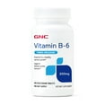thumbnail image 1 of GNC Vitamin B-6 Time Release 200 mg - 100 Vegetarian Tablets | 100 Servings, 1 of 3