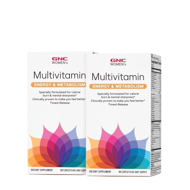 GNC Women's Multivitamin Energy & Metabolism Twin Pack