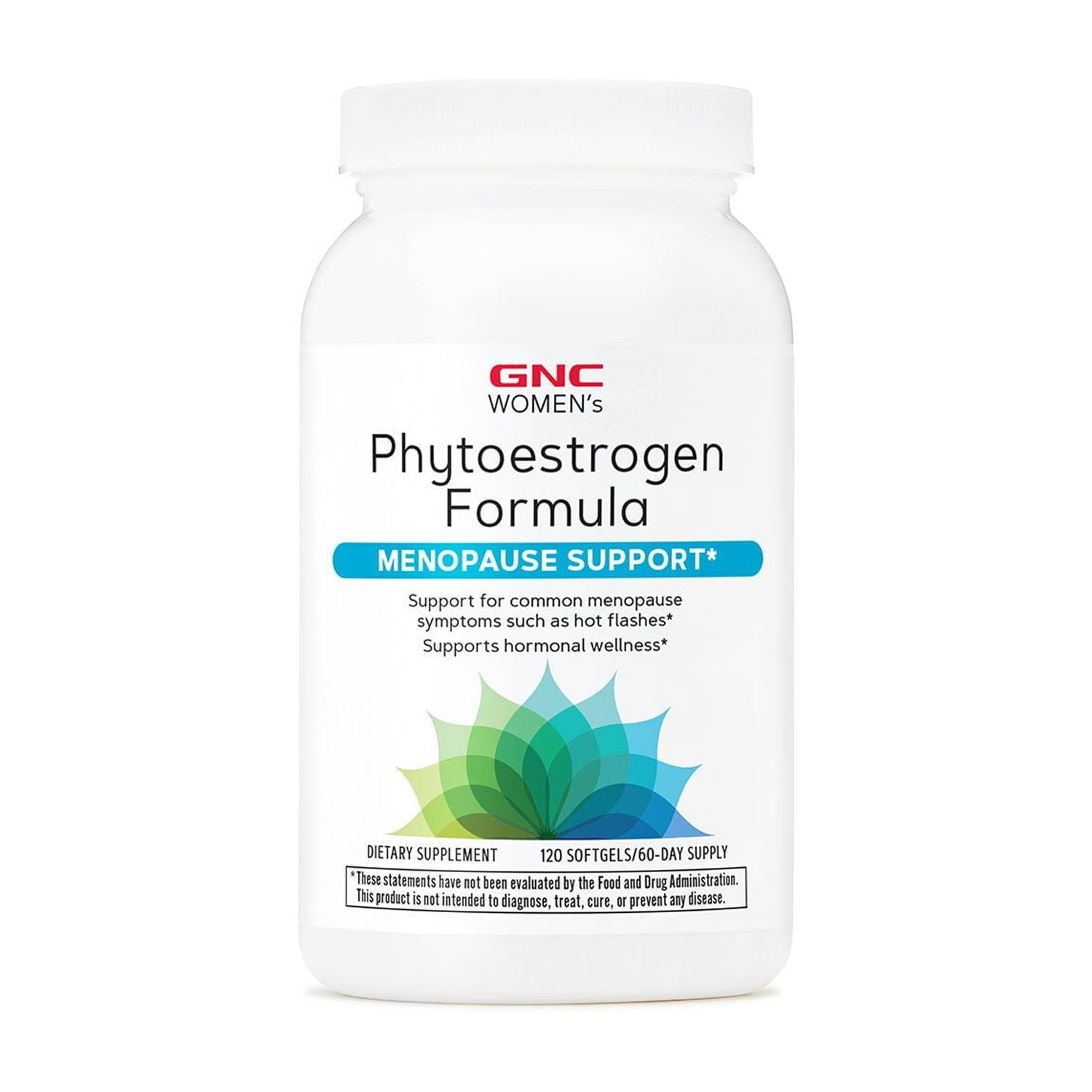 GNC Women's Phytoestrogen Formula | Supports Hormone and Mood Balance Plus Increased Energy | Targeted Relief for Menopause Symptoms | Daily Supplement | 120 Softgels