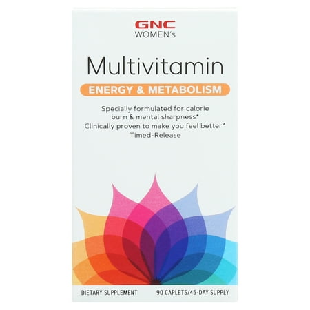 GNC Womens Ultra Mega Energy and Metabolism , 90 Tablets - 2 Pack