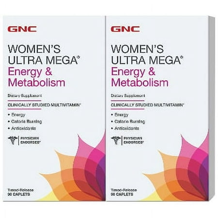 GNC Women’s Ultra Mega Energy & Metabolism Multivitamin (180 ct.)