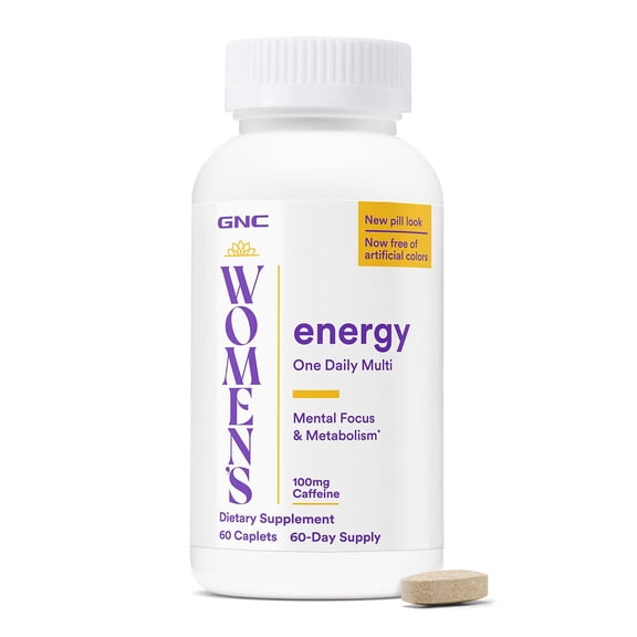 GNC Womens One Daily Energy & Metabolism, 60 Caplets (Pack of 1)