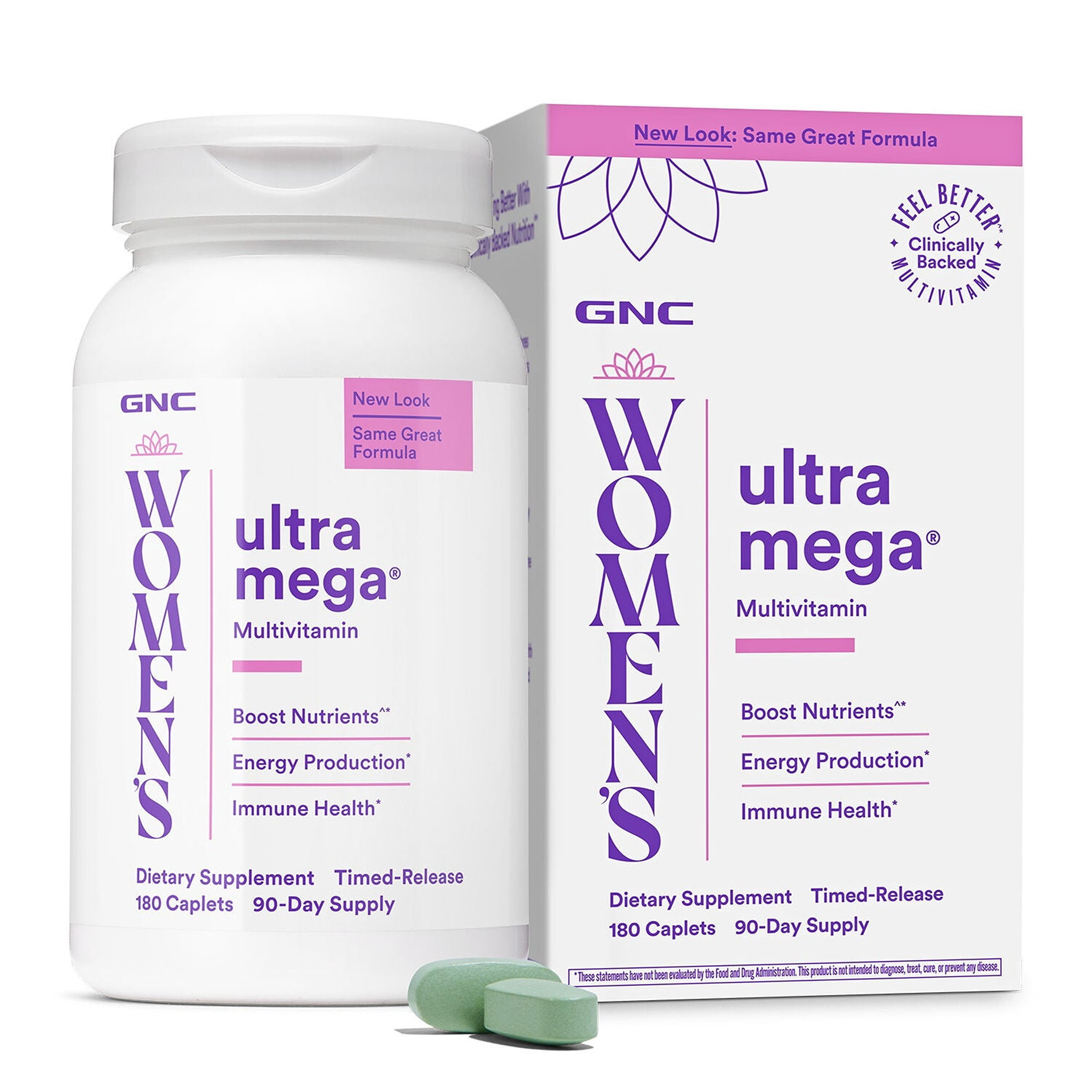 GNC Womens multivitamin, 180 Caplets (Pack of 1)