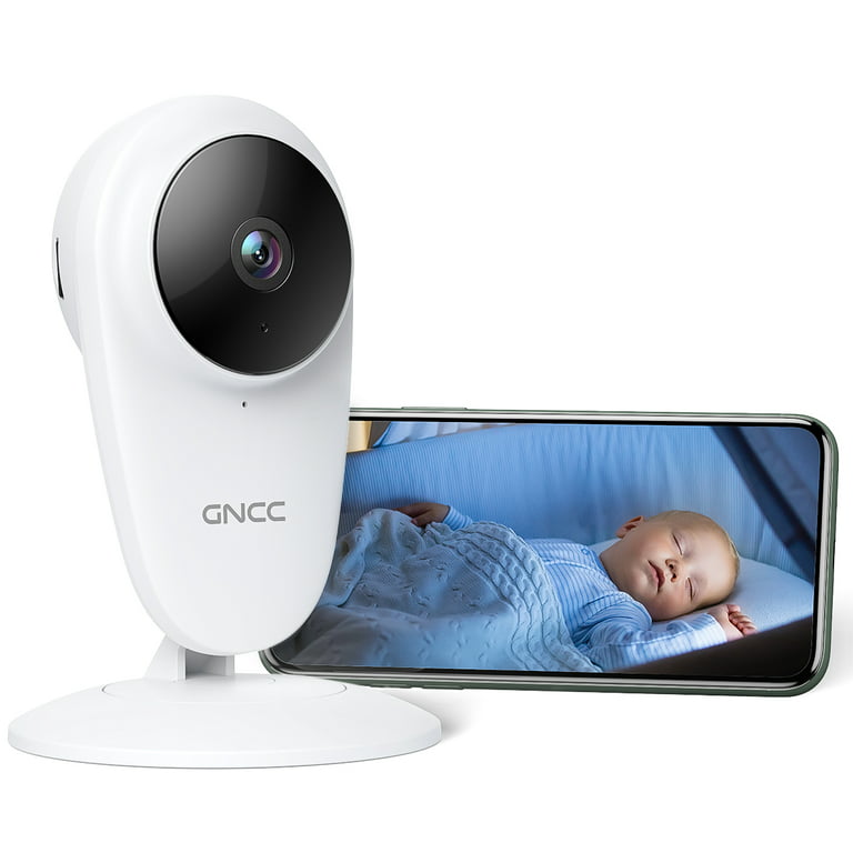 GNCC 2K Babyphone Camera, Caméra intérieure pour bébé/Animal  Domestique/sécurité, Vision Nocturne, Surveillance APP à Distance, Audio  bidirectionnel, Fonctionne avec Alexa et Google Assistant, C1Pro :  : High-Tech